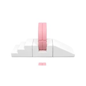 Pink & White ring Soft Play Climber – view 3
