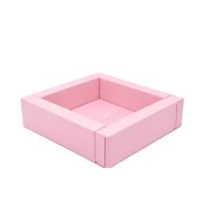 Pink low Square Soft Play Ball Pit – view 3