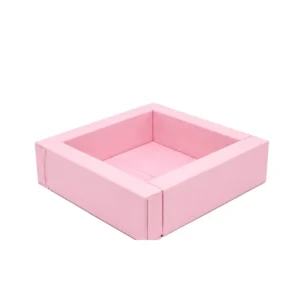 Pink low Square Soft Play Ball Pit – view 4