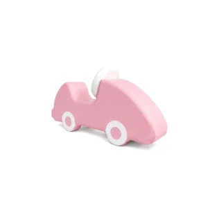 Pink & White soft Play Foam Car