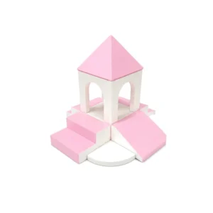 Pink & White castle Tower Soft Play Climber