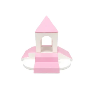 Pink & White castle Tower Soft Play Climber – view 2
