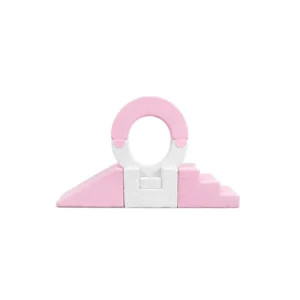 Light Pink & White ring Soft Play Climber – view 3