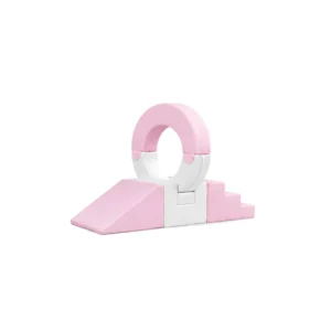 Light Pink & White ring Soft Play Climber – view 2