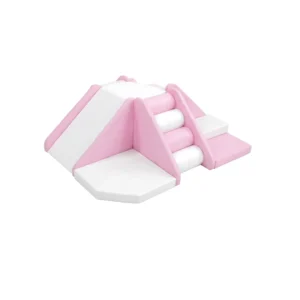 Light Pink & White 4-Way Soft Play Climber – view 2