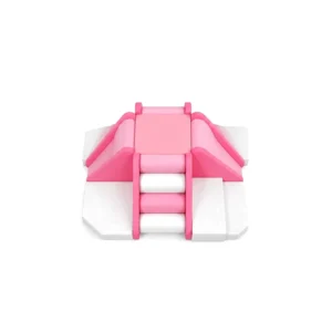 Hot Pink & White 4-Way Soft Play Climber – view 5