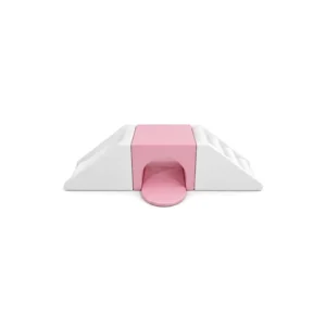 Pink & White tunnel Bridge Soft Play Climber – view 3