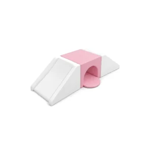 Pink & White tunnel Bridge Soft Play Climber – view 4