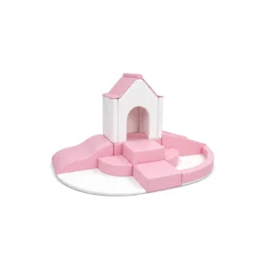 Pink & White house Tower Soft Play Climber