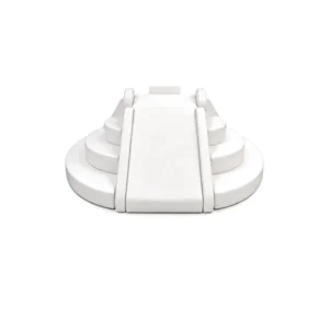 White half-Round Step Soft Play Climber – view 3