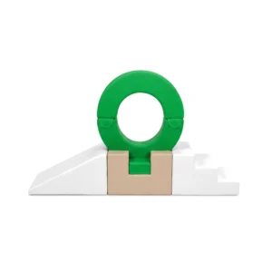 Green & White ring Soft Play Climber