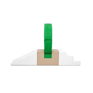 Green & White ring Soft Play Climber – view 4