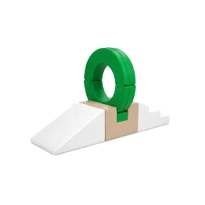Green & White ring Soft Play Climber – view 5