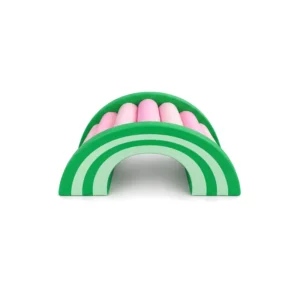 Green & Pink rainbow Roller Soft Play Bridge – view 6