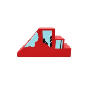 Red step & Slide Soft Play Climber – view 6