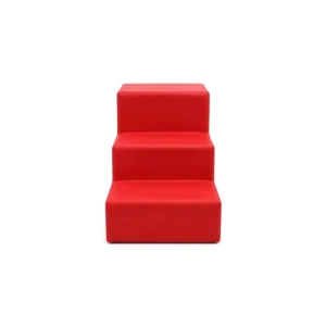 Red step & Slide Soft Play Climber – view 4