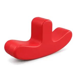 Red double-Seat Soft Play Rocker