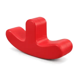 Red double-Seat Soft Play Rocker – view 3