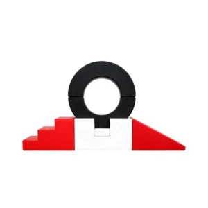 Red, White & Black ring Soft Play Climber – view 3