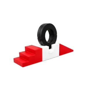 Red, White & Black ring Soft Play Climber – view 4