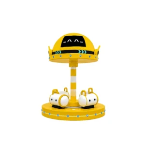 Yellow robot Soft Play Carousel – view 2