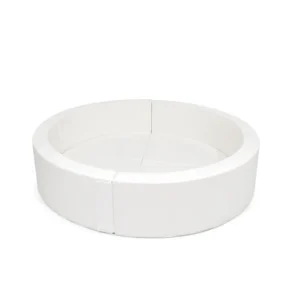 White low Round Soft Play Ball Pit – view 2
