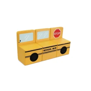 Yellow school Bus Soft Play Bench