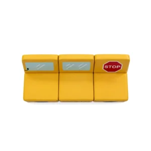 Yellow school Bus Soft Play Bench – view 7