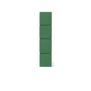 Beige, White & Green soft Play Block Wall Set – view 4