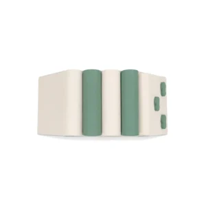 Sage Green & Cream double Tunnel Soft Play Climber – view 6