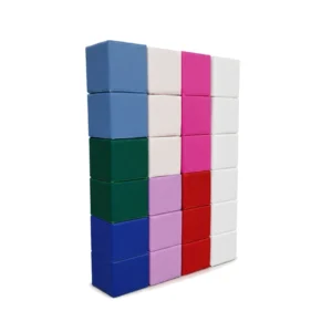 Jewel Tones soft Play Block Wall Set – view 5