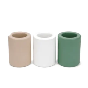 Beige, White & Green soft Play Rolling Barrel