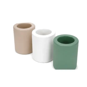 Beige, White & Green soft Play Rolling Barrel – view 2