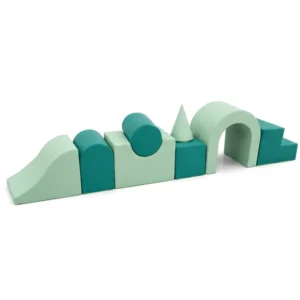 Mint & Teal linear Soft Play Obstacle Course – view 2