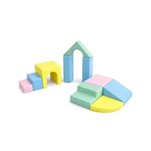 Pastel soft Play Climber Set with Tunnel & Arch – view 3
