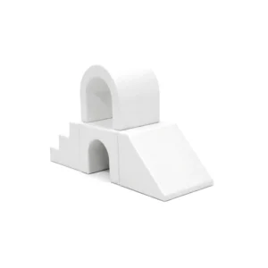 White two-Level Arch Tunnel Soft Play Climber – view 6
