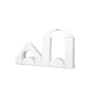 White house Arch & Triangle Soft Play Block Set – view 2