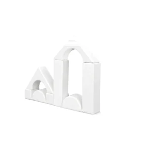 White house Arch & Triangle Soft Play Block Set – view 3