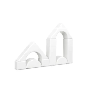 White house Arch & Triangle Soft Play Block Set – view 4