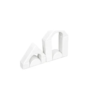 White house Arch & Triangle Soft Play Block Set – view 5