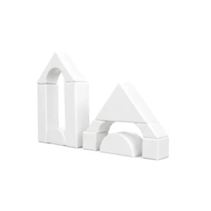 White house Arch & Triangle Soft Play Block Set – view 6