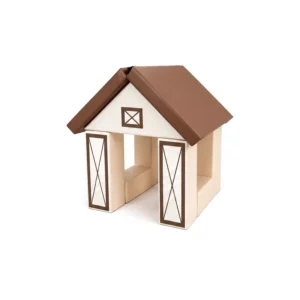 Beige & Brown barn Soft Play Playhouse