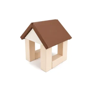 Beige & Brown barn Soft Play Playhouse – view 6