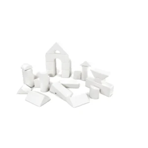 White soft Play Building Block Set