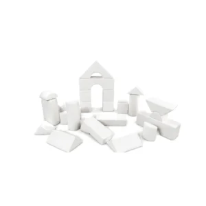 White soft Play Building Block Set – view 2