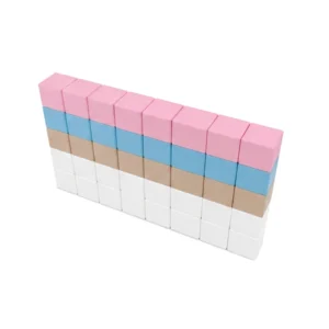 Pastel Rows soft Play Block Wall Set – view 2