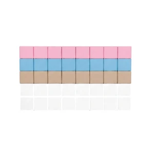 Pastel Rows soft Play Block Wall Set – view 3