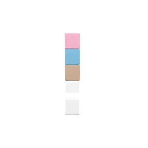 Pastel Rows soft Play Block Wall Set – view 5