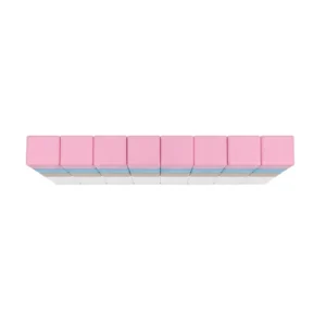 Pastel Rows soft Play Block Wall Set – view 6