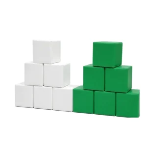 Green & White soft Play Stacking Block – view 6